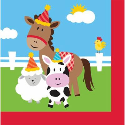 2ply Barnyard Lunch Napkin 20-count