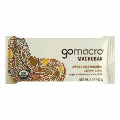 GoMacro Cashew Butter Sweet Rejuvenation Macrobar, 2 Oz (Pack of 12)