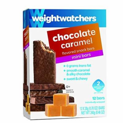 Weight Watchers Chocolate Caramel Mini Snack Bars