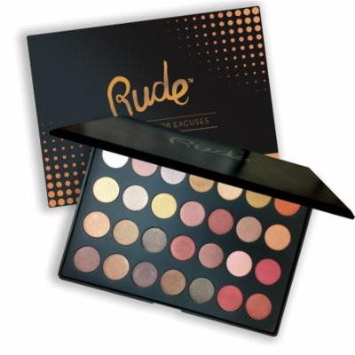 RUDE No Regrets! 28 Excuses Eyeshadow Palette - Shimmer