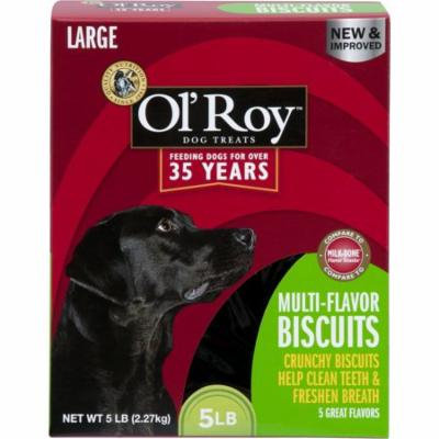 Ol' Roy Multi-Flavor Dog Biscuits, Large, 5 lb