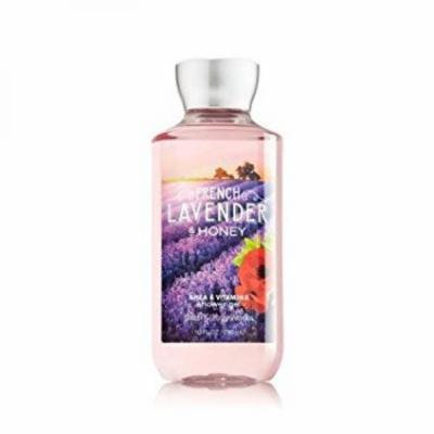 bath & body works french lavender & honey shower gel 10 oz/295g