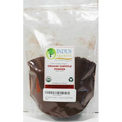 Indus Organics Chipotle Chili Pepper Powder, 1 Lb Bag, Premium Grade, High Purity, Freshly Packed