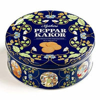 Nyakers Gingersnaps Gift Tin 14 oz each (3 Items Per Order)