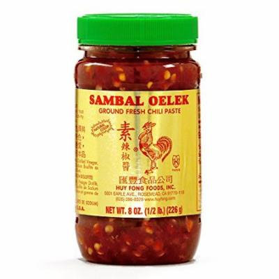 Huy Fong Chili Paste Sambal Oelek 8 oz each (2 Items Per Order)