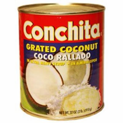 Conchita grated coconut in syrup 34 oz