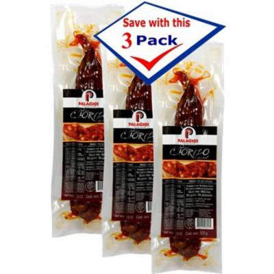 Palacio authentic Spanish chorizo. Imported from Spain. Pack of 3