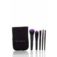 Crown Brush 5-piece Professional Make-Up Brush Set with Case