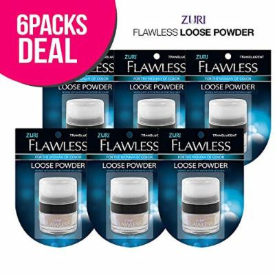 Zuri Flawless Loose Powder - Translucent (Pack of 6)