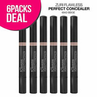 Zuri Flawless Perfect Concealer - Beige (Pack of 6)