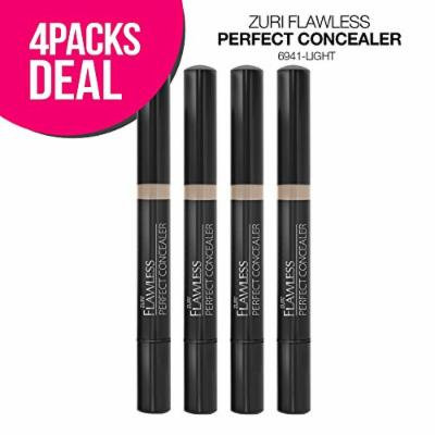 Zuri Flawless Perfect Concealer - Light (Pack of 4)