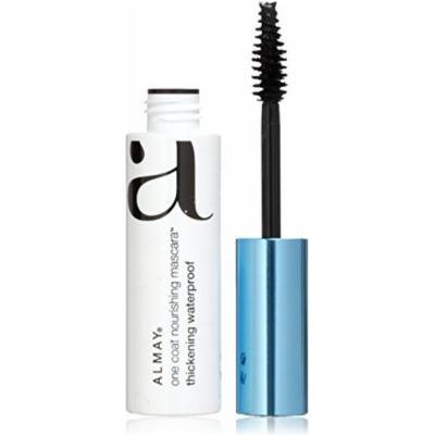 Almay One Coat Nourishing Waterproof Thickening Mascara, Black, 0.4 oz by Almay