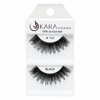 Kara Beauty 100% Human Hair False Eyelashes # 112 (12PACK)