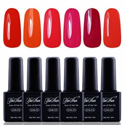 Y&S Gel Nail Polish,Soak Off Gel UV Varnish 6Pcs Sets #019