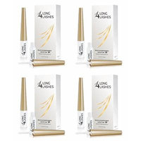 Long 4 Lashes by Oceanic Eyelash Enhancing Serum, 3 ml (Pack of 4)