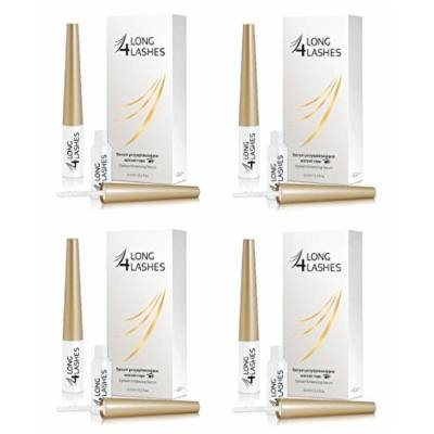 Long 4 Lashes by Oceanic Eyelash Enhancing Serum, 3 ml (Pack of 4)