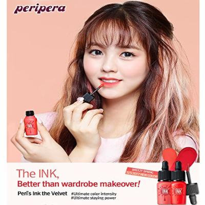 Peripera Peri's Ink the Velvet 5 color SET (Sellout Red, So Grapefruit,Wow Pink, Inktude Rose, Celeb Deep Rose) / Powder Room best item