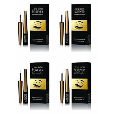 Long Lashes Forever, Eyelash Enhancing Serum, 4 ml (Pack of 4) + FREE LA Cross Blemish Remover 74851