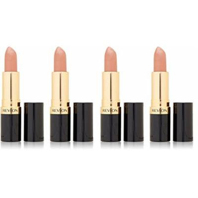 Revlon Super Lustrous Lipstick, Champagne on Ice 205 0.15 oz (Pack of 4) + FREE Revlon Age Defying Wrinkle Remedy Line Filler, 0.41 Oz