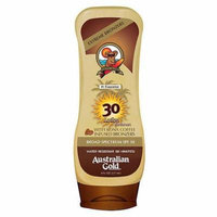 Australian Gold Sunscreen Lotion with Kona Bronzer, SPF 30 Tropical 8.0 oz.(pack of 4)
