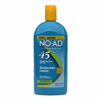 NO-AD Sunscreen Lotion, SPF 45 16.0 fl oz(pack of 1)