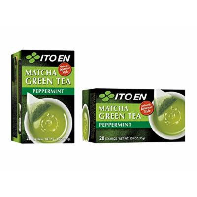 Ito En Matcha Green Tea, Peppermint, 20 Count (Pack of 8)