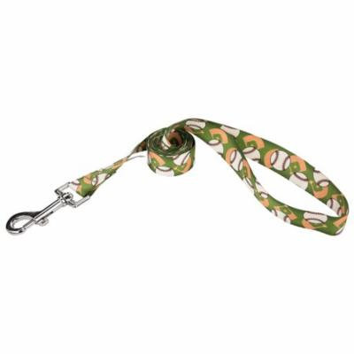 Country Brook Petz™ 1 Inch Baseball Featherweight Dog Leash - 2 Foot