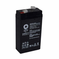 SPS Brand 6 V 3.2 Ah TT1 Replacement Battery with Terminal T1 for PACE 520 VITALMAX PULSE OXIMETER (1 pack)