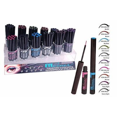 (Wholesale Lot) 12pcs Malibu Glitz Waterproof Eyeliner (ML370 BLACK)