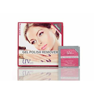 UV-NAILS Lacquer & Gel Polish Remover Pads With Acetone Ready to Use. 600 Pieces Count!!! Rose - Scent