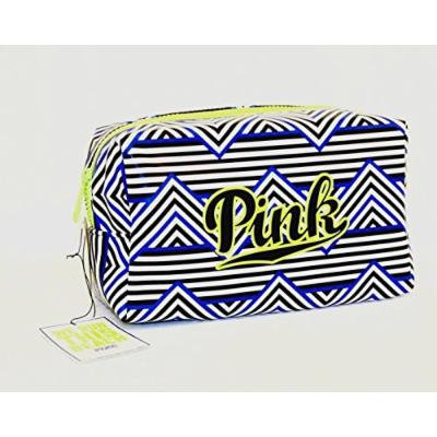 Victoria's Secret Pink Blue Aztec Makeup Bag