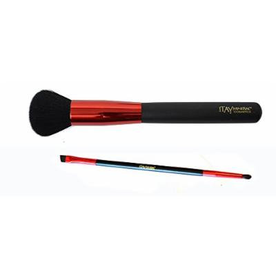 Bundle 2 Items: Itay Mineral Cosmetics Premium Quality Makeup Brushes (Powder & Brow)