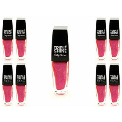 Lot of 9 Sally Hansen Nail Color, Flame On, 0.33 Ounce