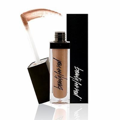 BFR Non-Sticky Lip Gloss, Built-In LED Light, & Mirror, Color: Bronze (BRONZED) by Beauty For Real