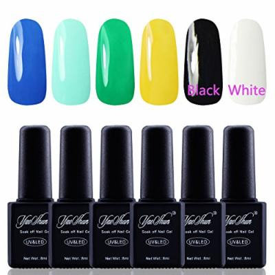 Y&S Gel Nail Polish,Soak Off Gel UV Varnish 6Pcs Sets #016