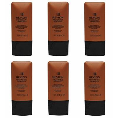 Revlon Photoready Skinlights Face Illuminator ~ Bronze Light 400 (6 Pack) + FREE LA Cross Tweezers 71817