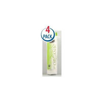Organic Essentials Swisspers Cotton Rounds -- 80 Pads Each / Pack of 4