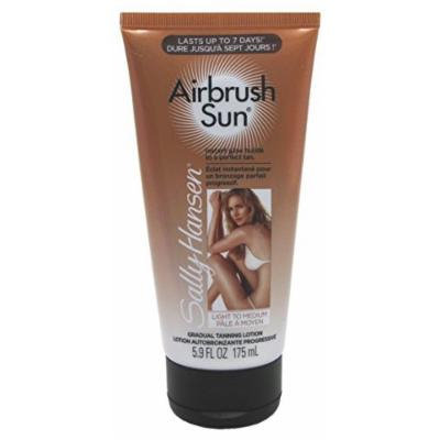 Sally Hansen Airbrush Sun Tan Lotion Light to Medium 5.9oz Tube (3 Pack) by Sally Hansen