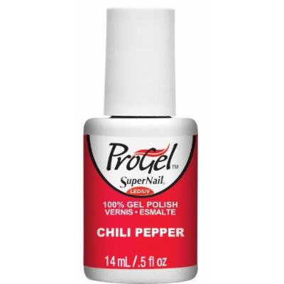 Supernail Progel Nail Lacquer, Chili Pepper, 0.5 Fluid Ounce by Super Nail