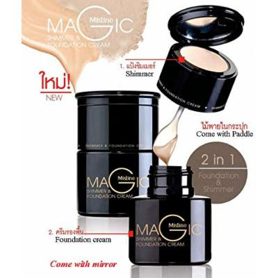 Mistine Magic Shimmer & Foundation Cream Matte Look for Medium Skin