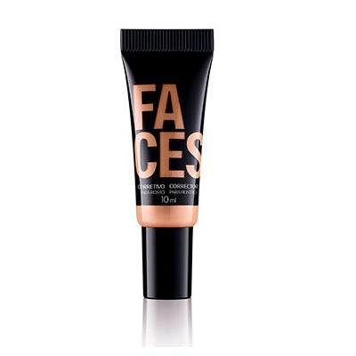 Linha Faces Natura - Corretivo para o Rosto Medio 2T 10 Ml - (Natura Faces Collection - Facial Concealer Medium 2T 0.34 Fl Oz)