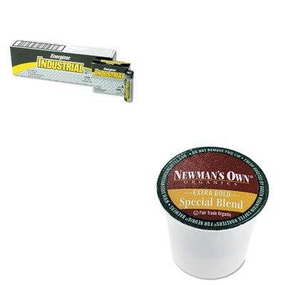 KITEVEEN91GMT4050 - Value Kit - Green Mountain Coffee Roasters Newman's Own Special Blend Extra Bold K-Cups (GMT4050) and Energizer Industrial Alkaline Batteries (EVEEN91)