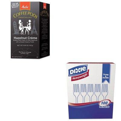 KITDXEFH207MLA75410 - Value Kit - Melitta Coffee Pods (MLA75410) and Dixie Plastic Cutlery (DXEFH207)