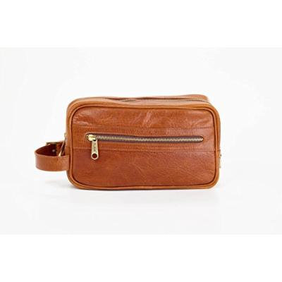 Clava Santa Fe Leather Toiletry Case, Tan