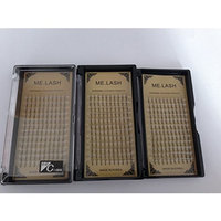 ME.LASH 3 Trays/lot 5D Grafting False EyeLash Extensions Natural Style 0.07mm Thickness Clusters Makeup C Curl Volume 3D Individual Eyelashes Pre Made Fans