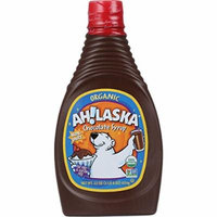 AhLaska Chocolate Syrup - Organic - 22 oz - case of 12 - 95%+ Organic - Gluten Free - Dairy Free - Wheat Free-Vegan