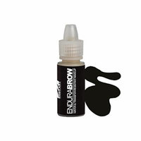 European Body Art EnduraBROW Alcohol Based Airbrush Airgun Brow Paint Liquid Makeup, Black Coral 0.20oz