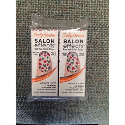 PACK OF 2! Sally Hansen Salon Effects Real Nail Polish Strips 16ct.EACH #275