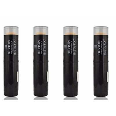 Revlon Photoready Insta-Fix Foundation Stick, SPF 20 Natural Ochre (4 Pack) + FREE Schick Slim Twin ST for Dry Skin