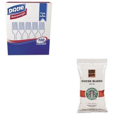 KITDXEFH207SBK11018190 - Value Kit - Starbucks Coffee (SBK11018190) and Dixie Plastic Cutlery (DXEFH207)